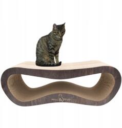 Mruu&Pruu Kaparófa Macskáknak Karton Nagy Fekhely 78x28x24 cm Mruu&Pruu (DRAP_DR_D)