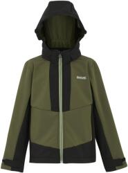 Regatta Gyermekek/gyerekek Haydenbury vízálló Soft Shell kabát fekete|zöld