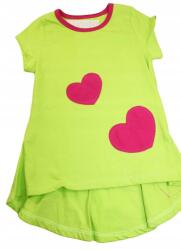  tunika Szív 122 cm 6-7 év Lengyel termék (MOLLY01)