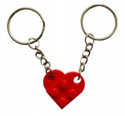 LEGO® Kulcstartó Alakú Szív Kulcstartó Valentin nap