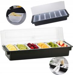  Hűtőszekrény Tároló Doboz Rendszerező 6 Db Zárható (PNŻx6)