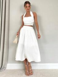 Shein Fehér Szoknya Felső Szett (XL) (587734)