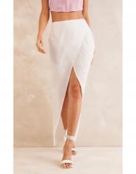 Prettylittlething Krémszínű Cipzáras Szoknya (40) (565312)