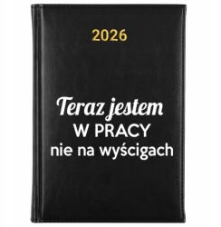 FunnyCase Könyvnaptár 2026 Jetsem A Munkahelyen, Nem A Versenyeken Fekete Ajándék Wz (KalendarzJETSEM W PRACY, NIE NA WYŚCIGACH)