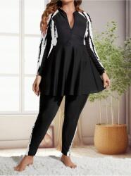 Shein Fürdőruha Felső Fehér-fekete 42 XL__42