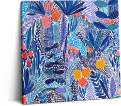 Wallfluent Canvas Fotó Vászon Gyönyörű Nyomtatás Edzőterem Trópusi Virágminta (010030010270000019444)