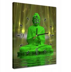 ZeSmakiem Órák 30x40 Zöld Buddha Buddhizmus (H10170M_Z1D_30x40cm AZ)