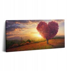 Wallfluent Vászonkép Canvas Ebédlő Szerelemfa Szív Alakú (010030010010000007212)