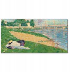 Coloray Vászon falikép Város folyó híd 100x50 cm (010030010010000017696)