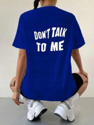 Shein KC46312 Shein Női Póló Nyomott Mintával A Hátán L