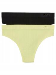 Bonprix Varrat Nélküli Tanga, 2db-os csomag, Size S, többszínű