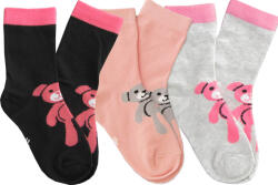 YOCLUB 27-30 Zokni 3PAK mintás pamut zokni jezzy maci Yoclub (2730 MISIE)