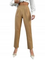 Shein Női Nadrág Barna Elegáns Cipzáras XL Ł6C (SZ2310165170860867)