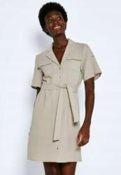 Noisy May bézs ing ruha, Size XL, galléros, rövid ujjú, trapéz alakú (475131)