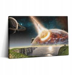 Wallfluent Vászonkép Canvas A dolgozószobába Ajándék Ötlet Bolygó Világvége (010030010150000075131)