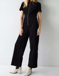 Warehouse Fekete Kordbársony Overál Rövid Ujjú Hosszú Szárú Warehouse 36