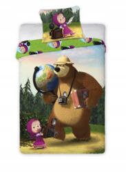 Faro Mása És A Medve pamut Ágyneműhuzat 160x200 cm (MASZA I NIEDŹWIEDŹ)