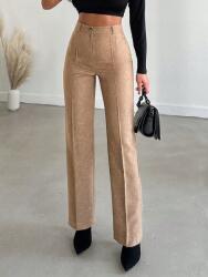 Shein Elegáns Nadrág Barna Egyenes 40 L__L