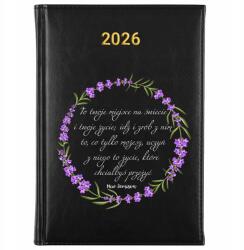 FunnyCase Könyvnaptár 2026 Az Ön Helye A Világban Fekete Tervező Ajándék Wz (Kalendarz Czarny TWOJE MIEJSCE NA ŚWIECIE)