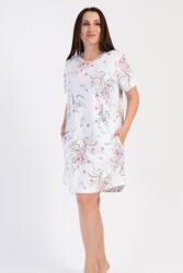 Vienetta Női rövid ujjú hálóing Plus Size 3113910284 Vienetta 4XL fehér (3113910284)