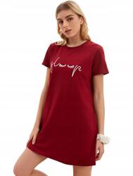 Shein Hálóing Bordó Nyomott Mintás Fehér 36 S__s