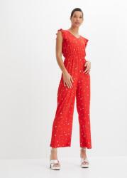 Bonprix Nyomott Mintás Overál, piros, Size 40/42