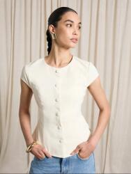 Shein Ekrü Mellény, nyitott hátrésszel, Size 38, poliészter