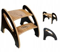 Skyline Lépcsőfokos fellépő fekete barna gyerekeknek és felnőtteknek konyhába fürdőszobába Mdf 40cm (YW-OMQL-LVZS)