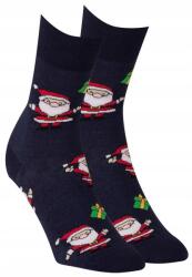 Wola Gyerek Karácsonyi Zokni Sötétkék Mikulás Mintával 815 39/42