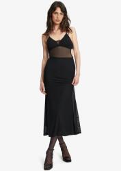 Bardot Fekete Ruha MIDI Cut Out, XS méret, 92% nylon, 8% elasztán (568134)