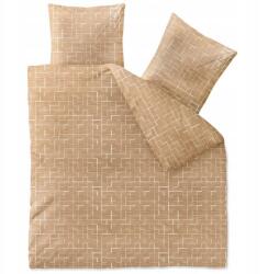 Renforcé Marit pamut ágyneműhuzat bézs Ágyneműhuzat mérete: 2 db 80 x 80 cm