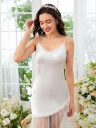 Shein DC21120 Shein Szatén Hálóing Vállpántokkal Tüll Hálós (30) Xs