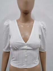  Fehér Klasszikus Elegáns Blúz 36 S 1AAA