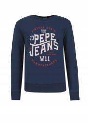 Pepe Jeans Sötétkék Nyomott Mintás Pulóver (16L) (593563)