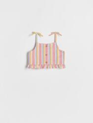 Reserved EC31101 Csíkos Vállpántos Lány Felső 86-OS