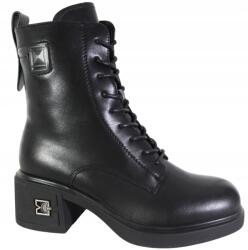 VINCEZA Női bakancs Vinceza 66819 MÉRET40 Bőr Fekete Lico Bélelt Bokacsizma (66819)