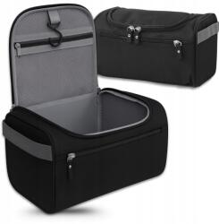 EdiBazzar Kozmetikai táska Akasztós akasztós láda Összecsukható rendszerező Férfi Női (Kosmetyczka kuferek czarna uniwersalna)