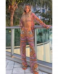 Prettylittlething Mintás Cipzáras Nadrág (42) (565868)