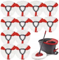 Vileda 12x Utántöltők Forgó Felmosóhoz Turbo Nedvszívó Forgó Vég (12SZT WKŁADÓW DO MOPA OBROTOWEGO WKŁAD VILEDA)