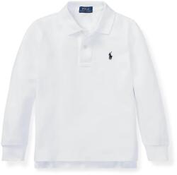 Ralph Lauren gyerek pamut hosszú ujjú felső - fehér 109-116 - answear - 22 190 Ft