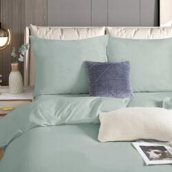 Spod Igły i Nitki Egyszínű Szatén Ágyneműhuzat Garnitúra 100% Pamut Zöld *200/220 (POŚCIEL KOMPLET 220X200 BAWEŁNA SATYNOWA)