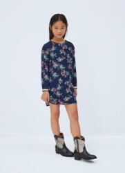 Pepe Jeans virágmintás ruha, Size 10L, sötétkék, viszkóz, hosszú ujjú (391219)
