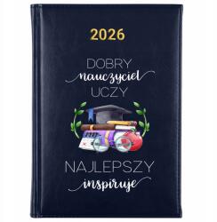 FunnyCase Könyvnaptár 2026 A Legjobb Tanár Inspirál Lila tervező minták (Granat NAJLEPSZY NAUCZYCIEL INSPIRUJE)