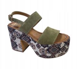 Maciejka Női szandál Maciejka 06089-24/00-1, méret 37, olíva+virág szín (06089-24/00-1)