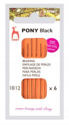 Pony Gyöngyfűző tű Pony Black 10-12 felfűző 6db (epasma)