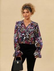 Shein Fekete Ing Színes Mintával (2XL) (587399)