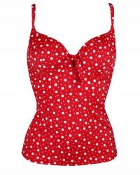 Pour Moi Felső Piros Print 40B Zdq