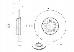 Brembo Féktárcsa Szett Bre, 09.7195. 10 Raktári Kiárusítás