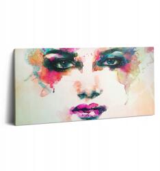 Wallfluent Canvas Fotó Vászon Falra Nappaliba Absztrakt Női Arc 100x50 (010030010010000074991)