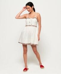 Superdry Krémszínű Ruha Hímzéssel (40) (590070)